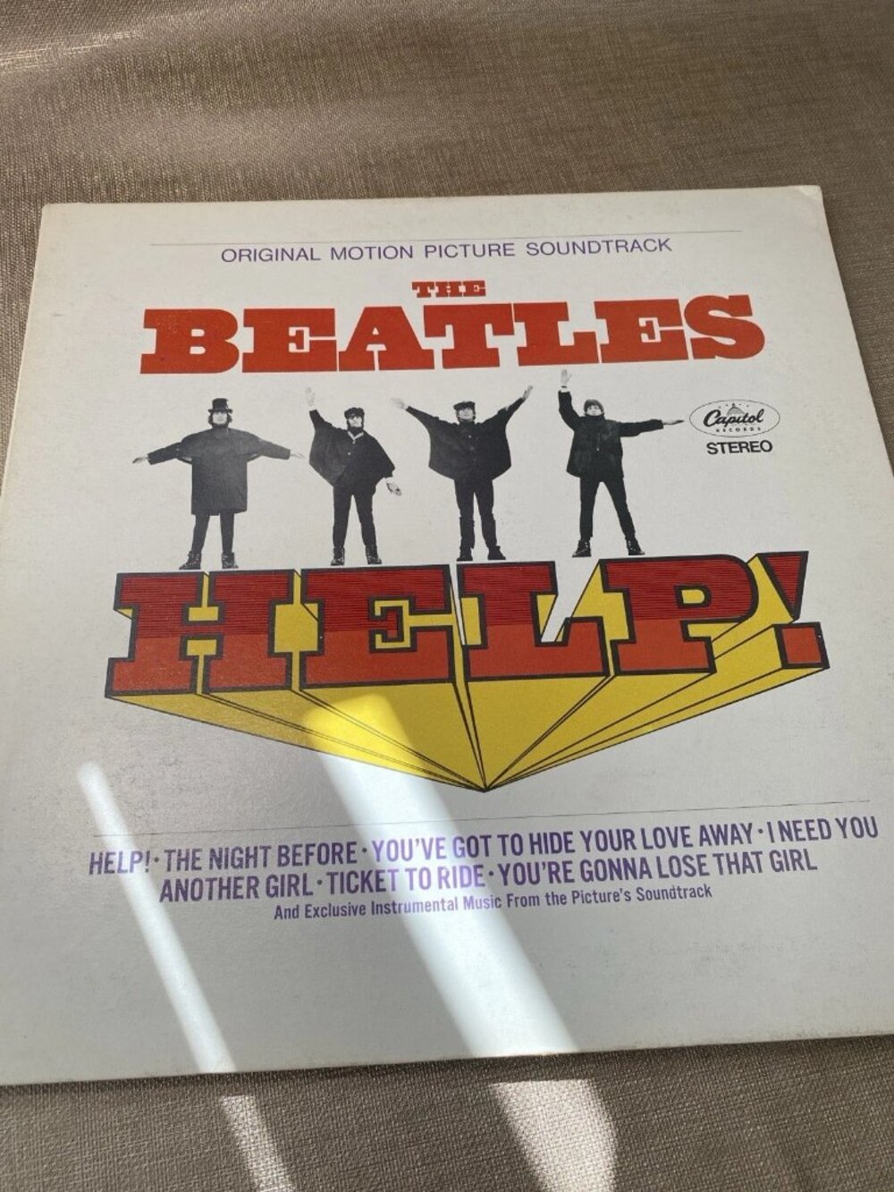 The Beatles HELP LP SMAS-2386 Capitol Canada Stereo Gatefold 1970s Press